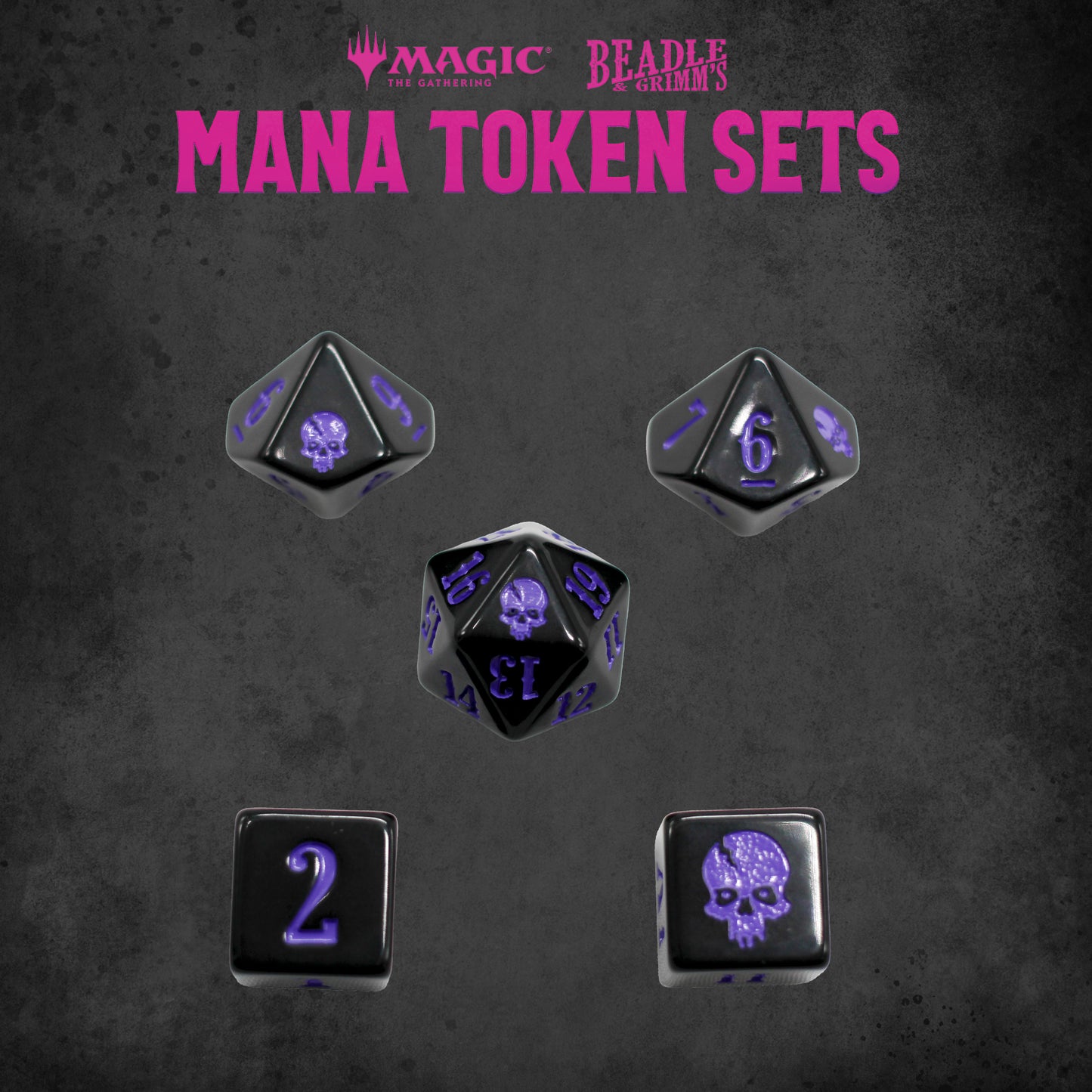 Beadle & Grimm’s Mana Token Set - Black