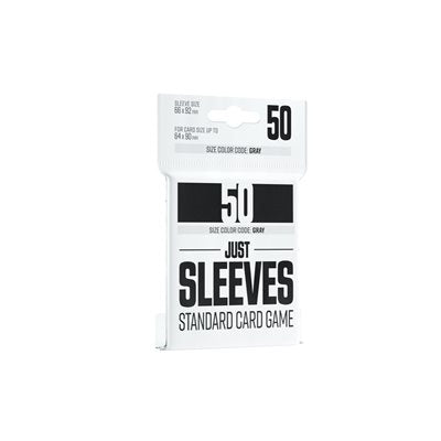 Just Sleeves: Standard Card Game Black Sleeves (50)