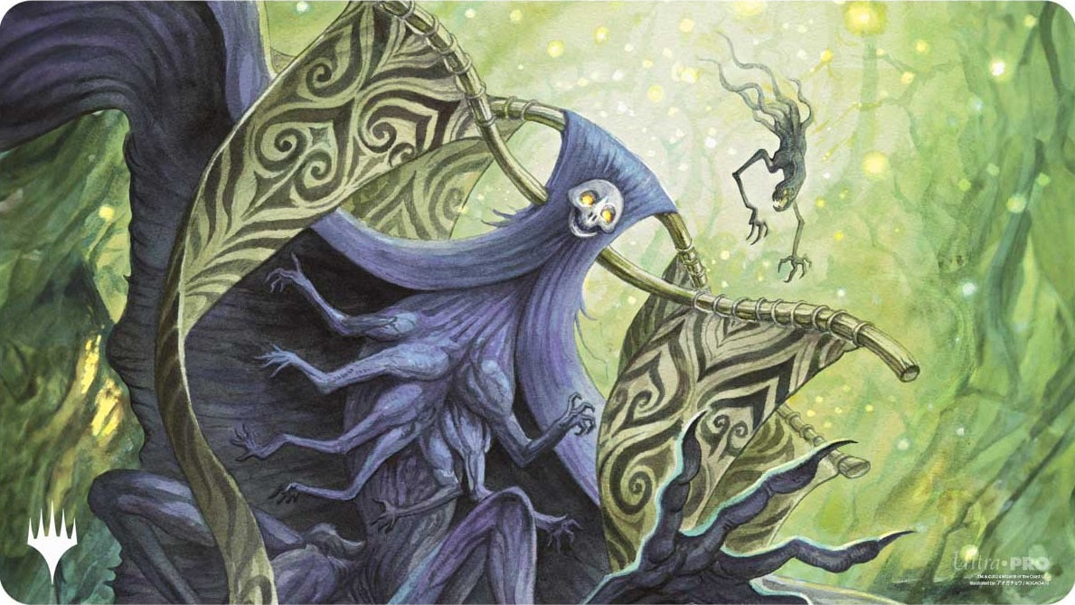 UP Playmat- MTG Duskmourn Mythic Cycle (Green)