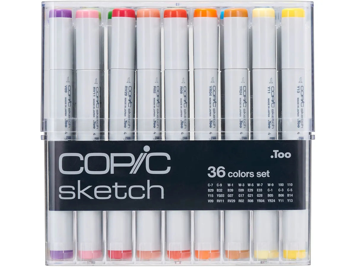 Copic Sketch Marker: 36pc Basic Set