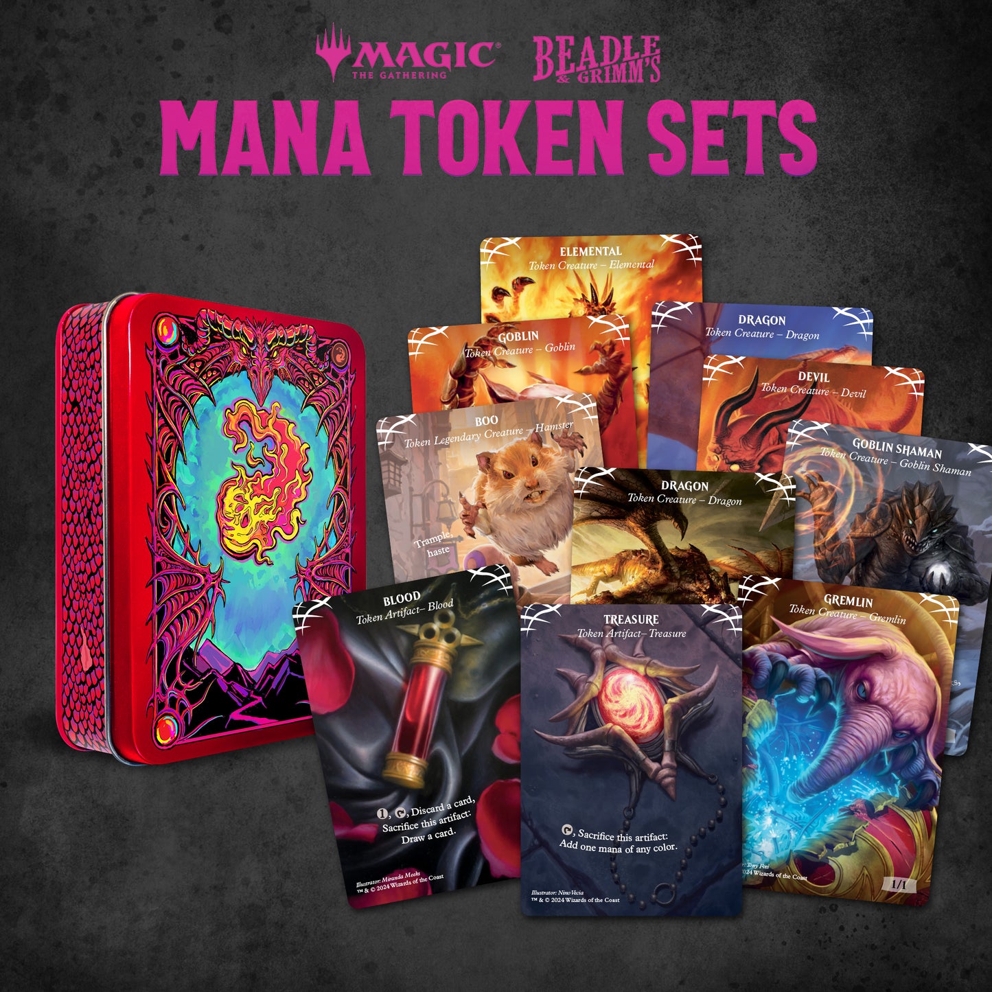 Beadle & Grimm’s Mana Token Set - Red