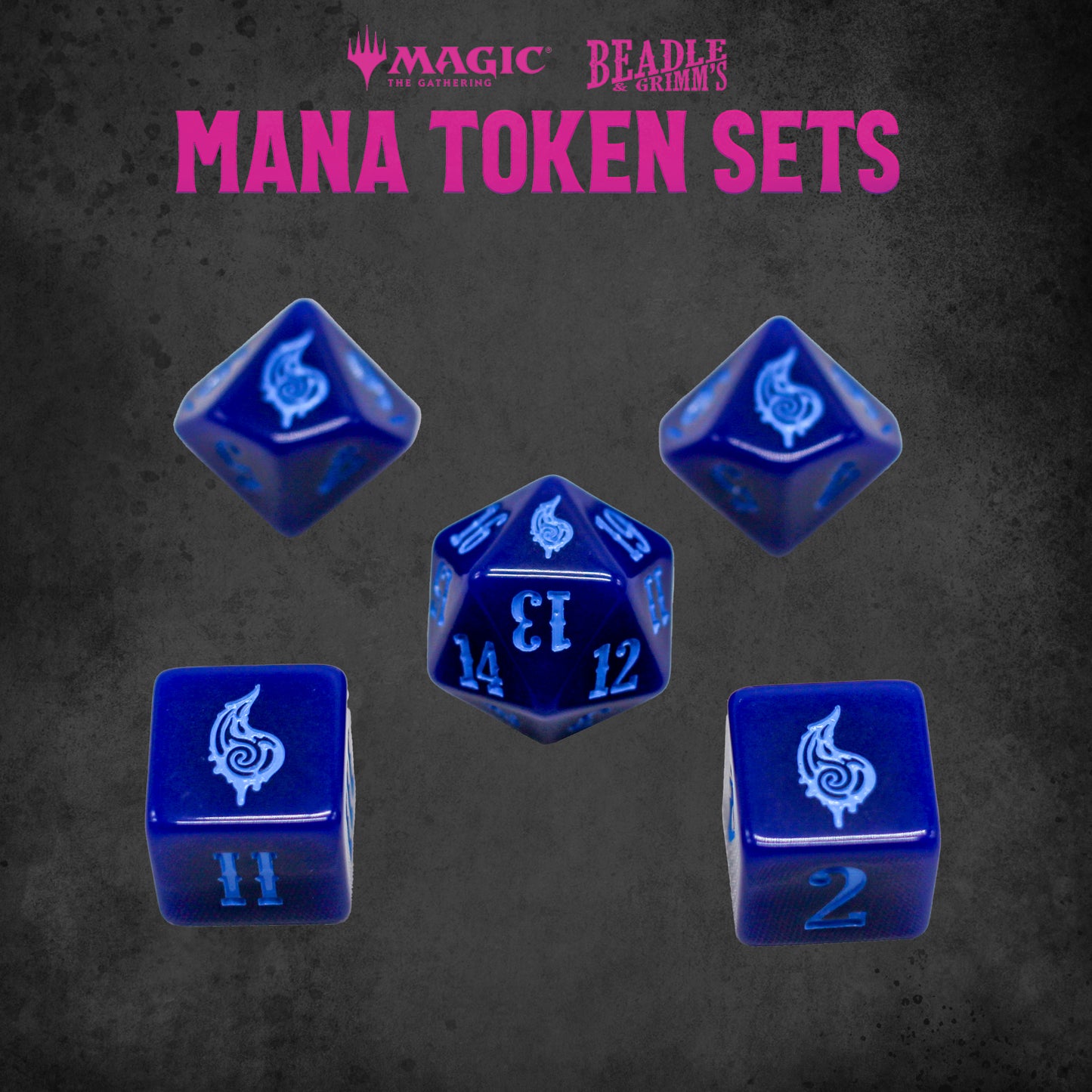 Beadle & Grimm’s Mana Token Set - Blue