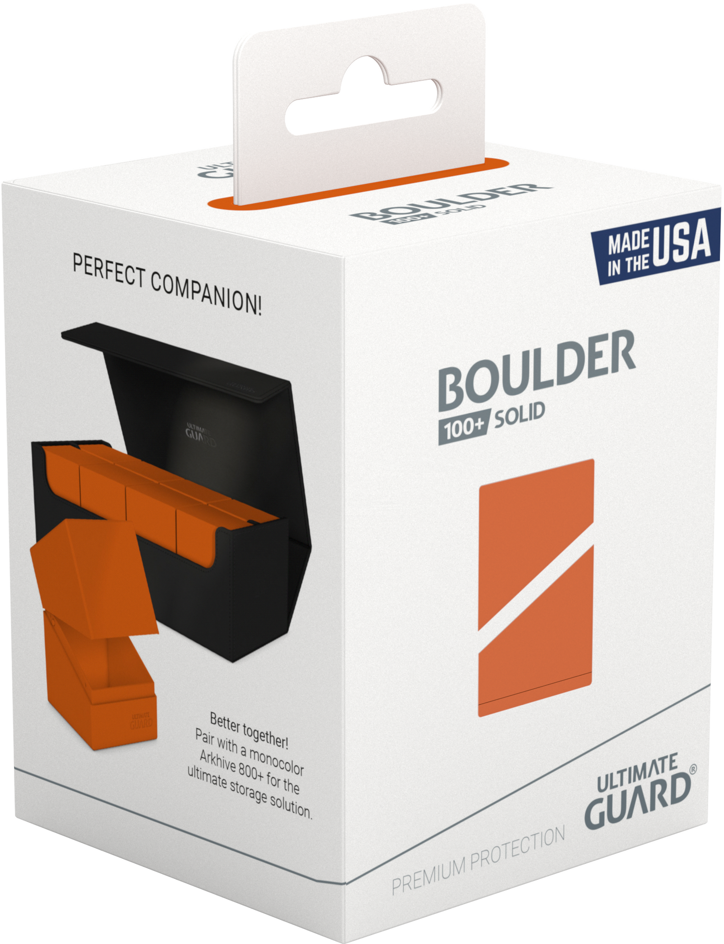 Ultimate Guard Deck Case Boulder 100+ Orange (New)