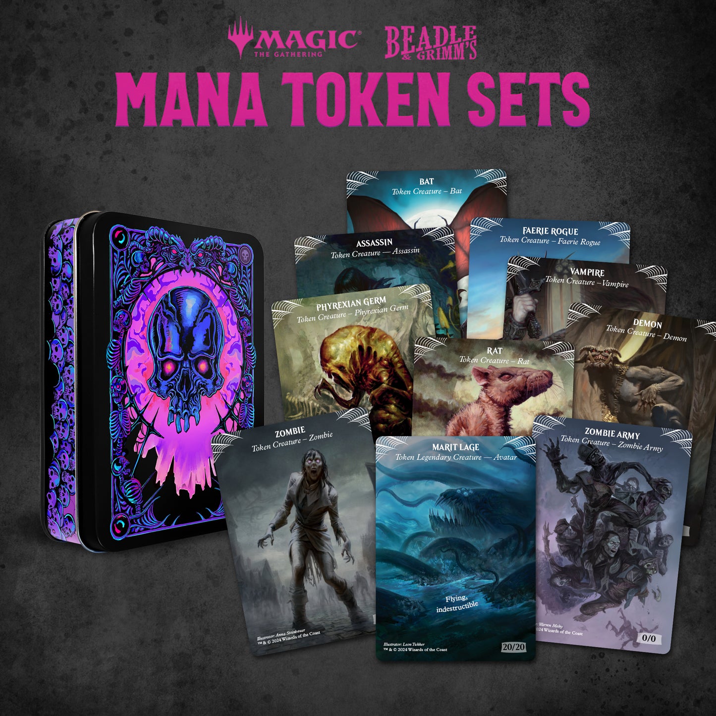 Beadle & Grimm’s Mana Token Set - Black