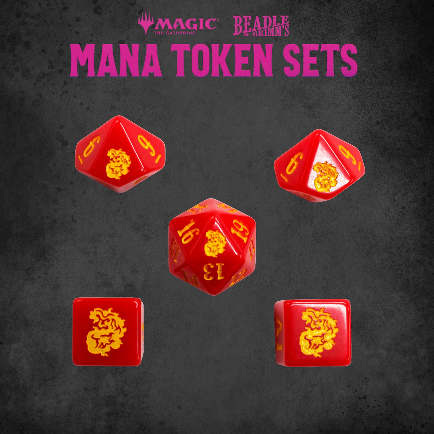 Beadle & Grimm’s Mana Token Set - Red