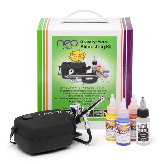 IWATA Neo CN Gravity Feed Airbrush Kit