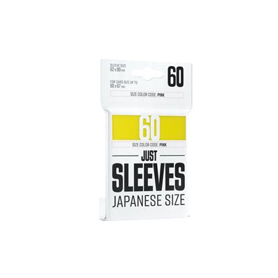 Just Sleeves: Japanese Size Yellow Sleeves (60)