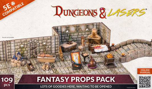 Dungeons and Lasers: Fantasy Props Pack