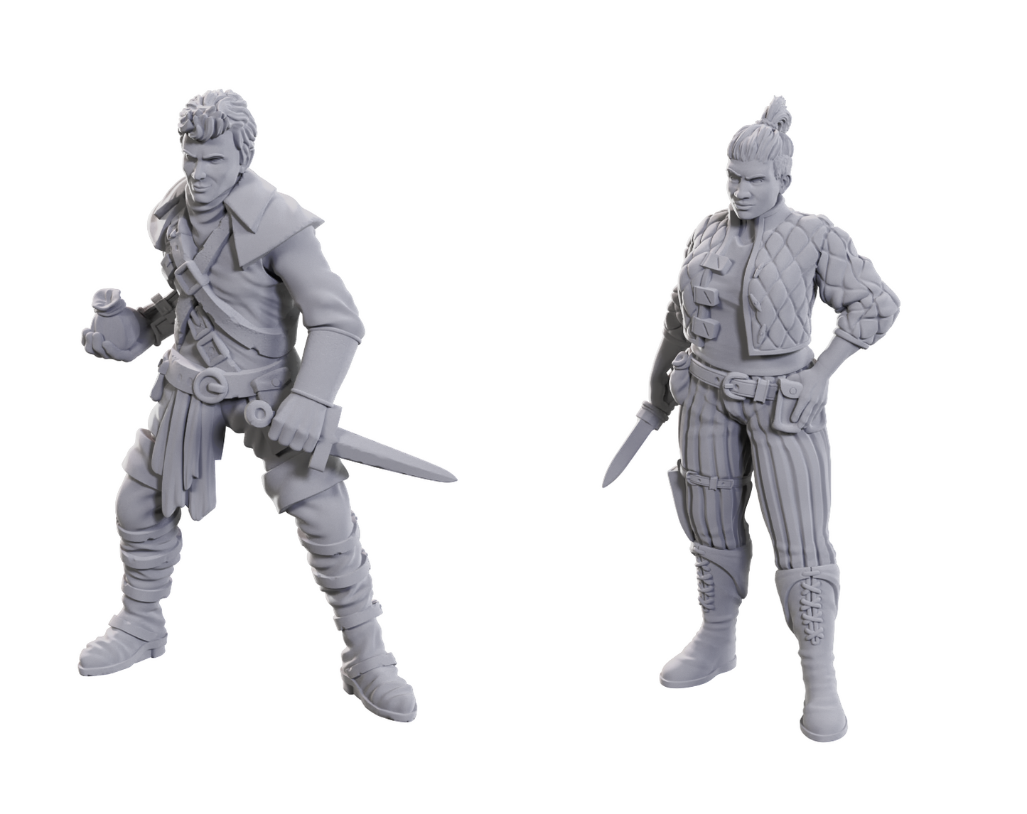 WIZKIDS UNPAINTED MINIS WV23 CUTPURSES  MALE & FEMALE