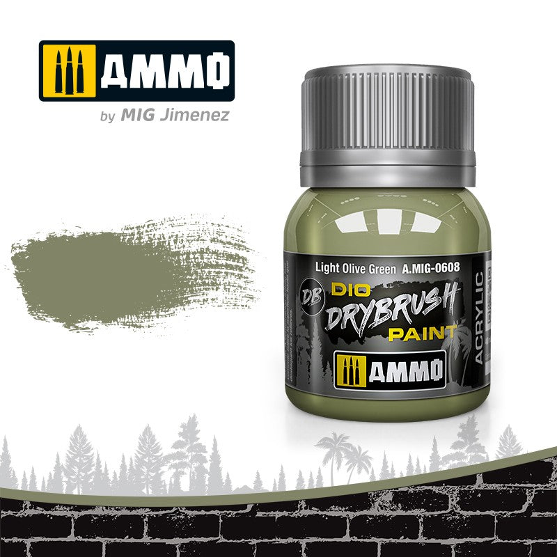 Ammo Mig Dio Drybrush Acrylic Paint 40ml