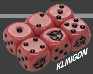 Star Trek Away Missions Faction Dice: Klingon