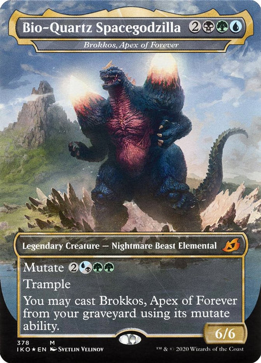 Bio-Quartz Spacegodzilla {Brokkos, Apex of Forever}