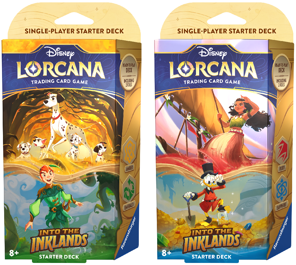 Disney Lorcana Trading Card Game TCG Starter Decks Booster Boxes Gear