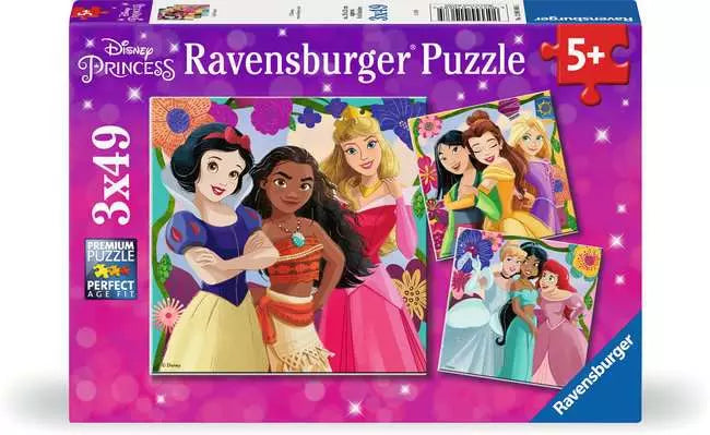 Disney Princess - 3x49 pc puzzles