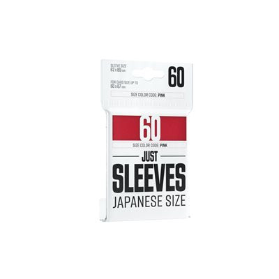 Just Sleeves: Japanese Size Red Sleeves (60)