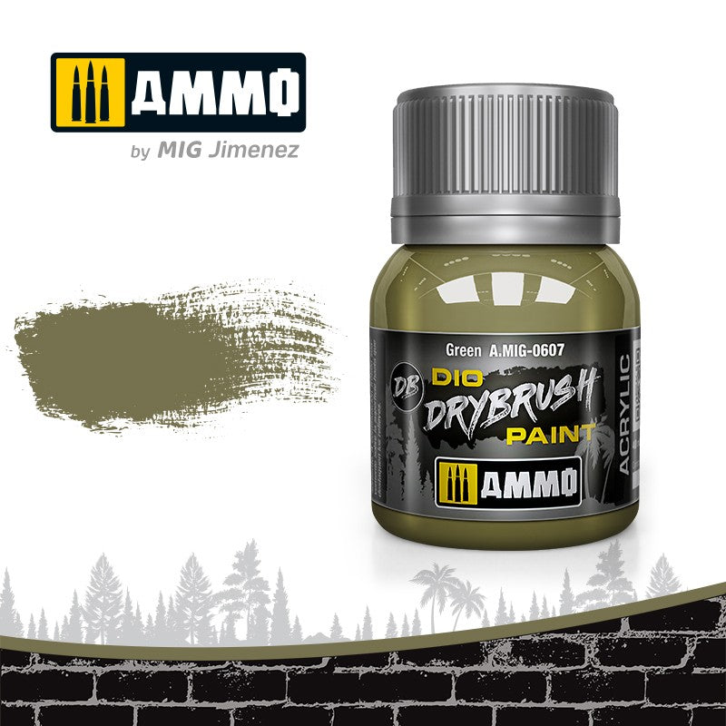 Ammo Mig Dio Drybrush Acrylic Paint 40ml