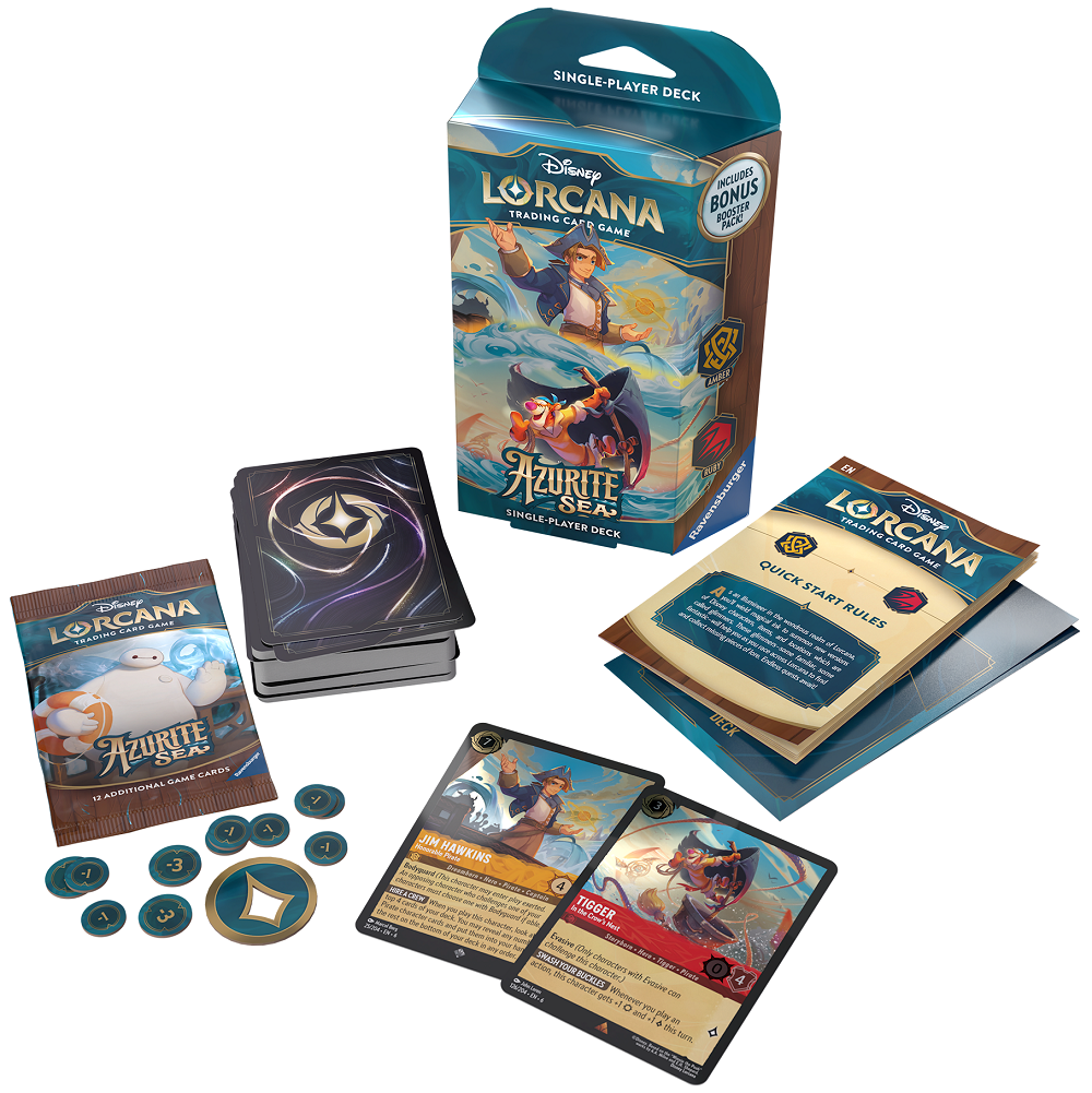 Disney Lorcana: Azurite Sea Starter Deck