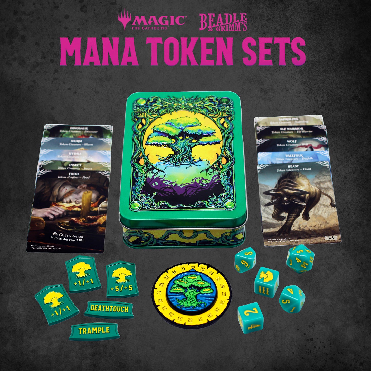 Beadle & Grimm’s Mana Token Set - Green