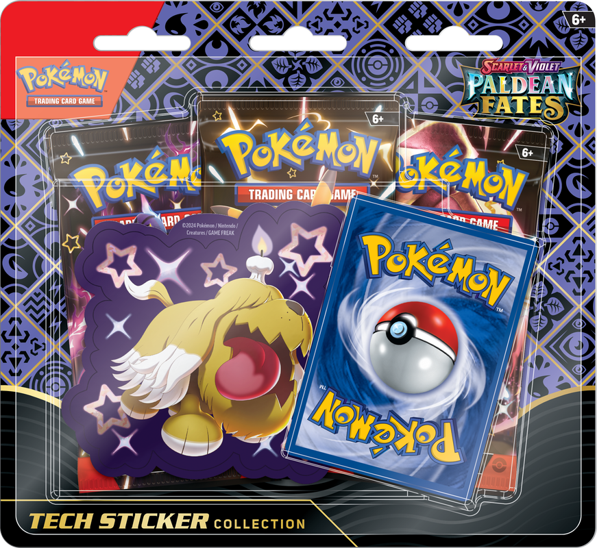 Pokémon- Paldean Fates Tech Sticker Collection