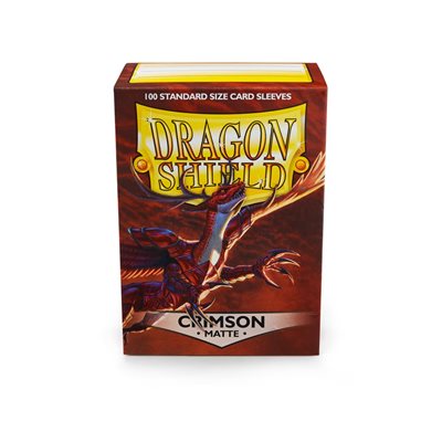 Sleeves: Dragon Shield Matte Crimson (100)