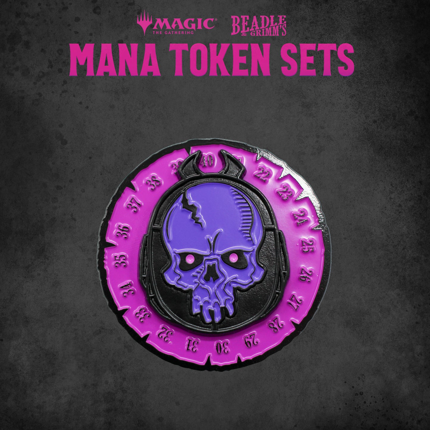 Beadle & Grimm’s Mana Token Set - Black