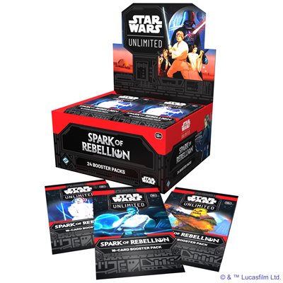 Star Wars Unlimited- Spark of Rebellion Draft Booster Box