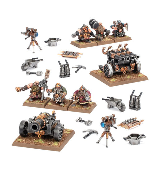 Warhammer The Old World: Dwarf Cannon and Organ Gun