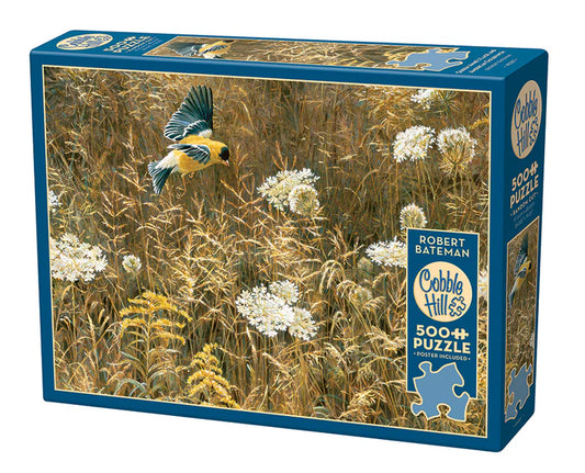 Queen Anne's Lace and American Goldfinch - 500pc