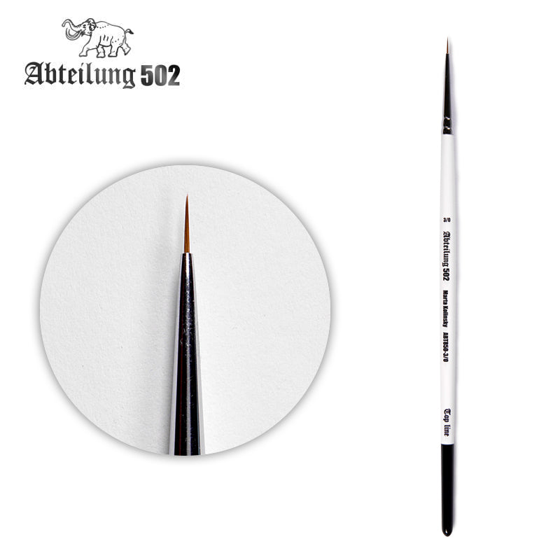 Abteilung502 Top Line Marta Kolinsky 3/0 Brush