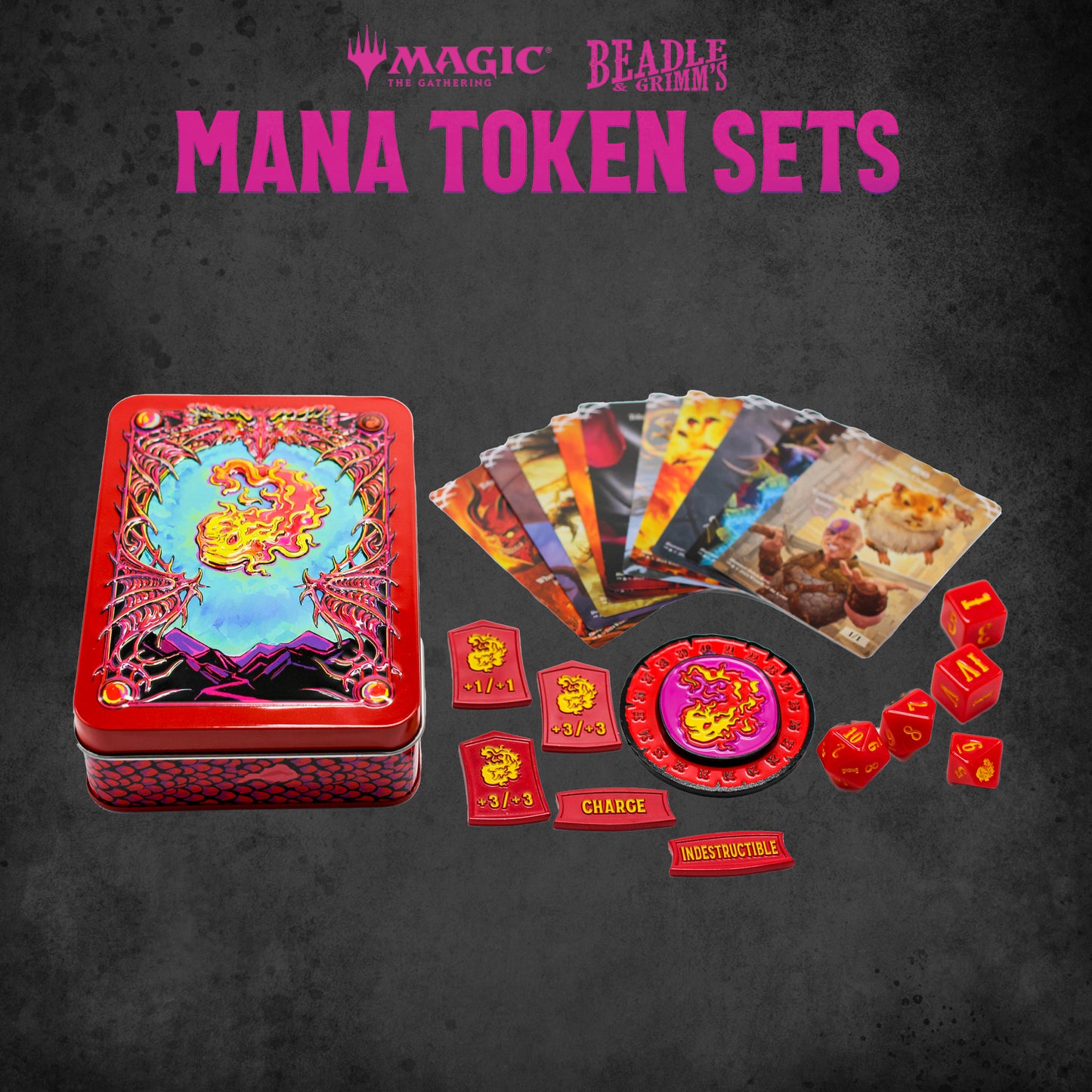 Beadle & Grimm’s Mana Token Set - Red