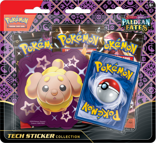 Pokémon- Paldean Fates Tech Sticker Collection