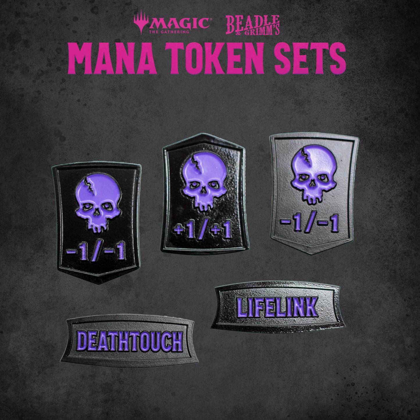 Beadle & Grimm’s Mana Token Set - Black