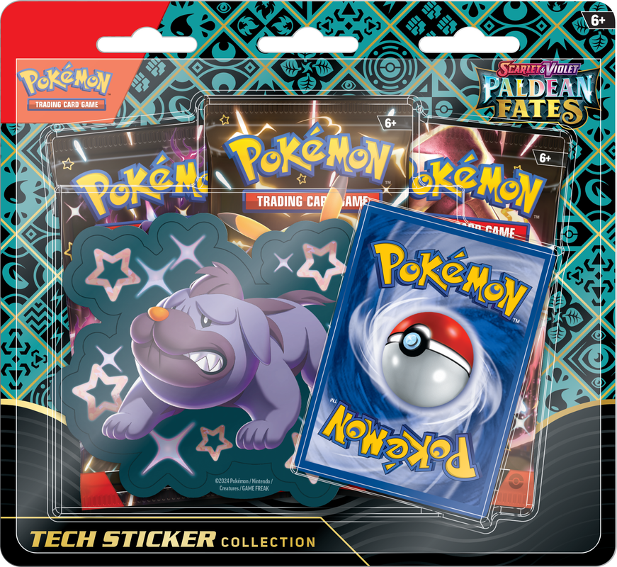 Pokémon- Paldean Fates Tech Sticker Collection