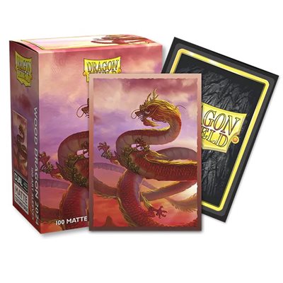 Sleeves: Dragon Shield Matte Dual Art - Wood Dragon 2024 (100)