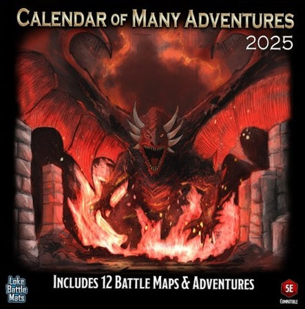 Calendar of Many Adventures 2025