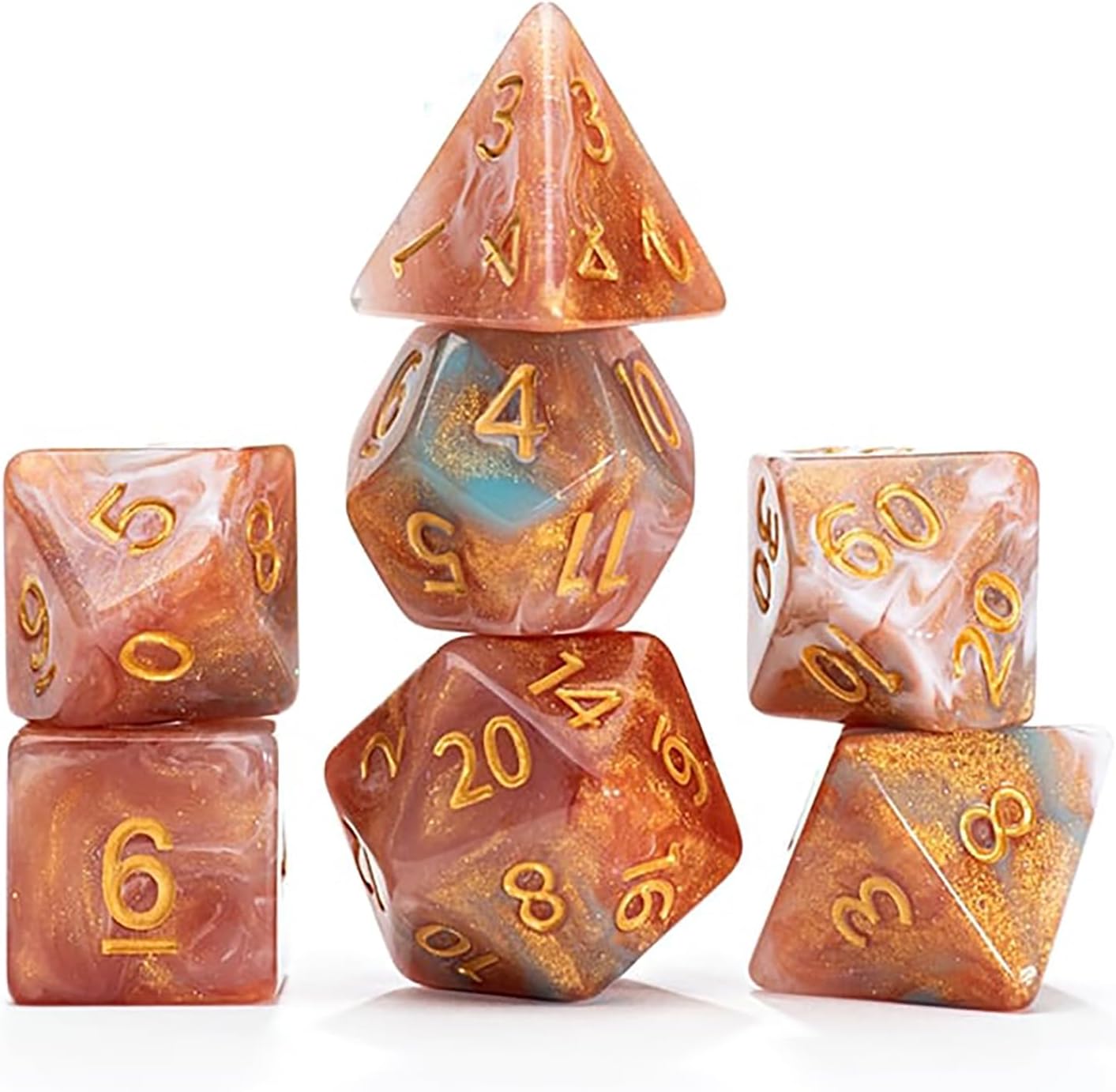 Aether Dice- Heavenly (7pc)