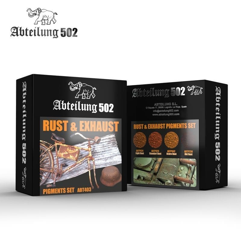 Abteilung502 Rust & Exhaust - Pigments Set