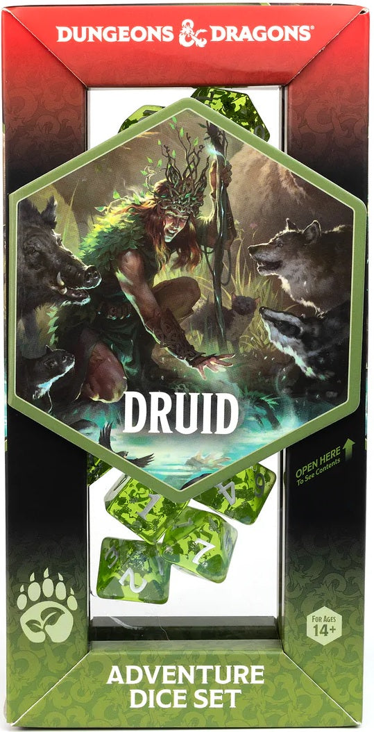 DND Adventure Dice Druid: Green