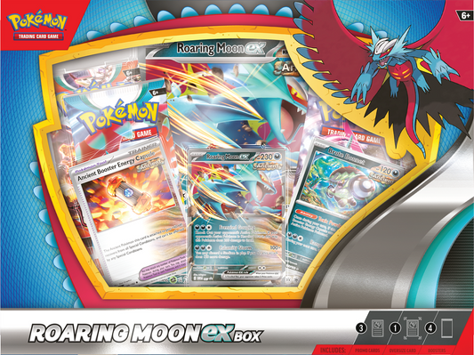 Pokémon Roaring Moon/Iron Valiant Ex Box