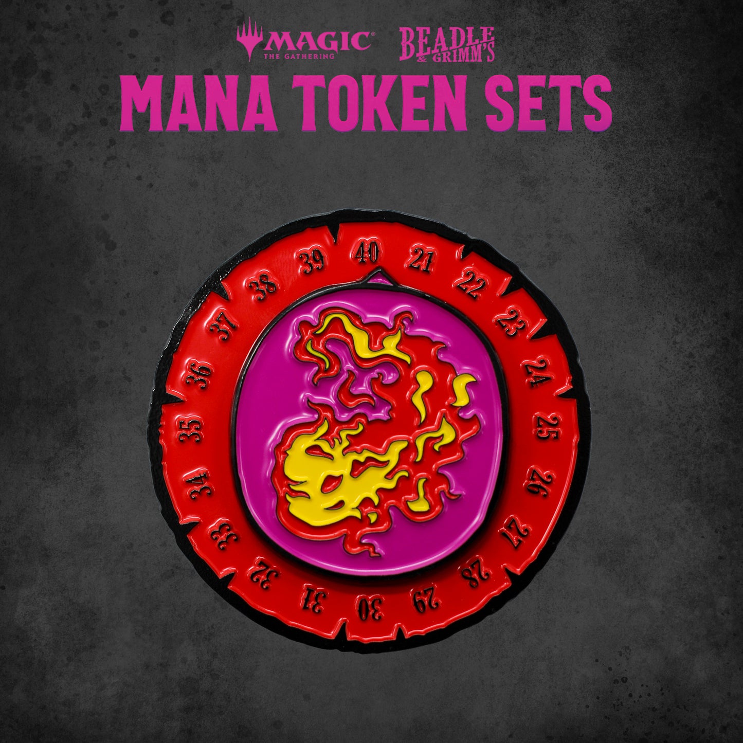 Beadle & Grimm’s Mana Token Set - Red