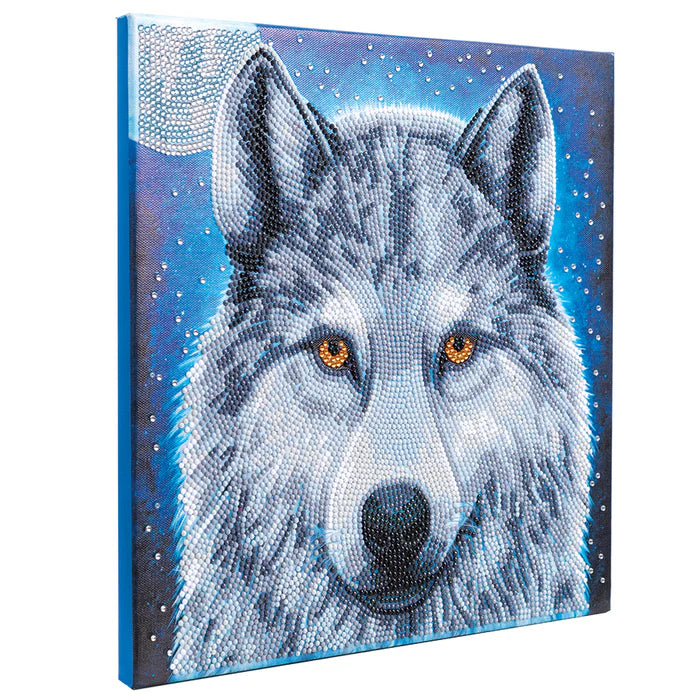 Crystal Art Kit (Medium)- Moonlight Wolf