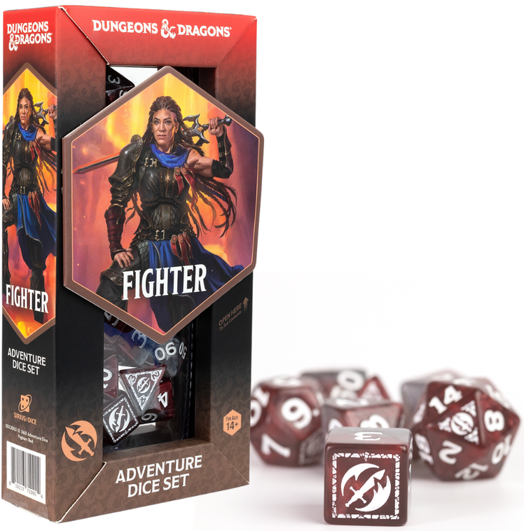 DND Adventure Dice Fighter: Red