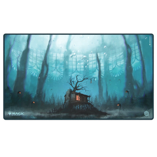 UP Playmat- MTG Duskmourn V2 (Lakeside Shack)