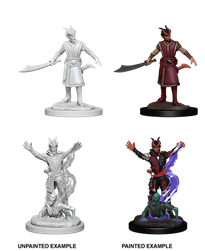 D&D Unpainted Minis: Wave 6: Male Tiefling Warlock