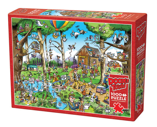 DoodleTown: Birdwatcher's Paradise - 1000pc