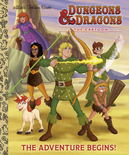 Dungeons and Dragons The Adventure Begins!: Little Golden Book