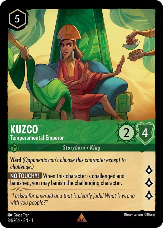 Kuzco, Tempermental Emperor (Cold Foil)