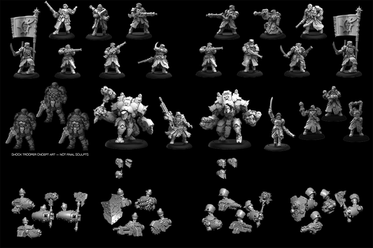 Warmachine: MKIV Khador Winter Korps Core Starter