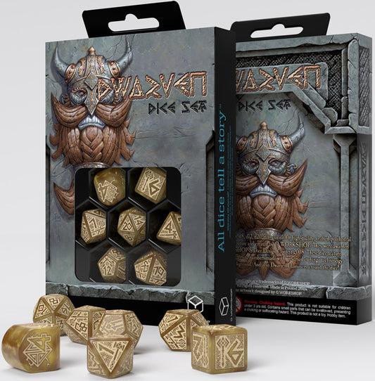 Dwarven Dice Set - Gold