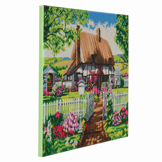 Crystal Art Kit (Large)- Rose Cottage